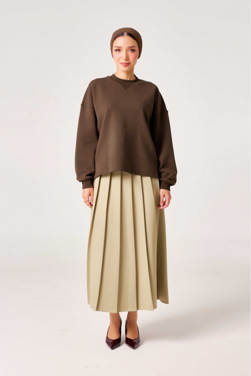 Elora Jumper In Rich Brown