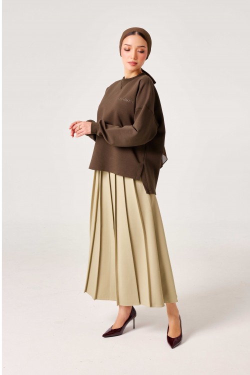 Elora Jumper In Rich Brown