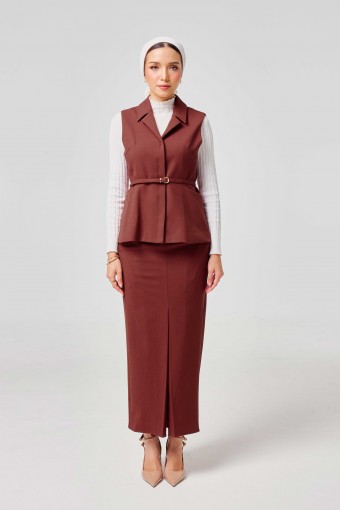 Vera Set In Brick Red
