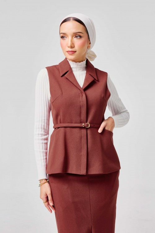 Vera Set In Brick Red