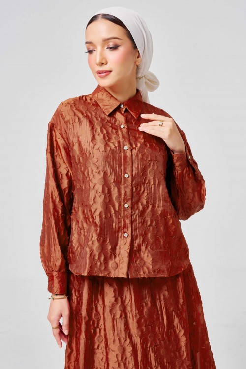 Rosavelle Set In Deep Terracota