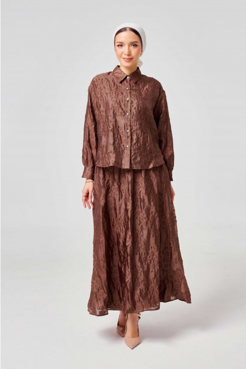 Rosavelle Set In Mauve Brown