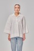 Caline Oversized Top In Off White