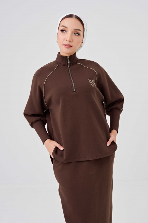 Avenna Set In Dark Brown