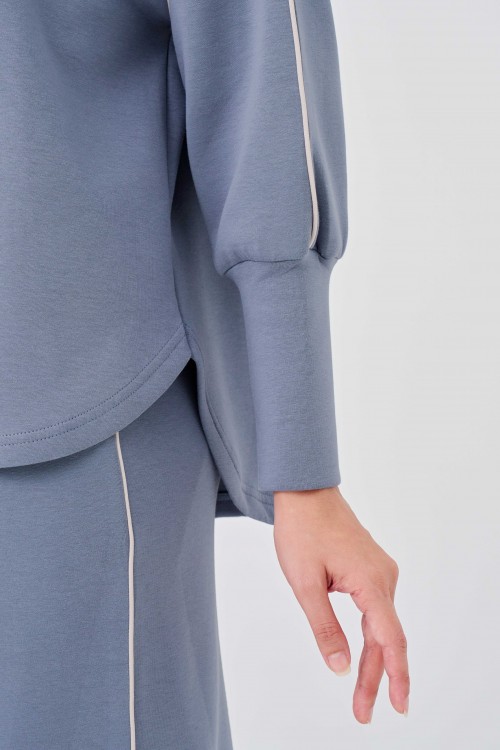 Avenna Set In Greyish Blue