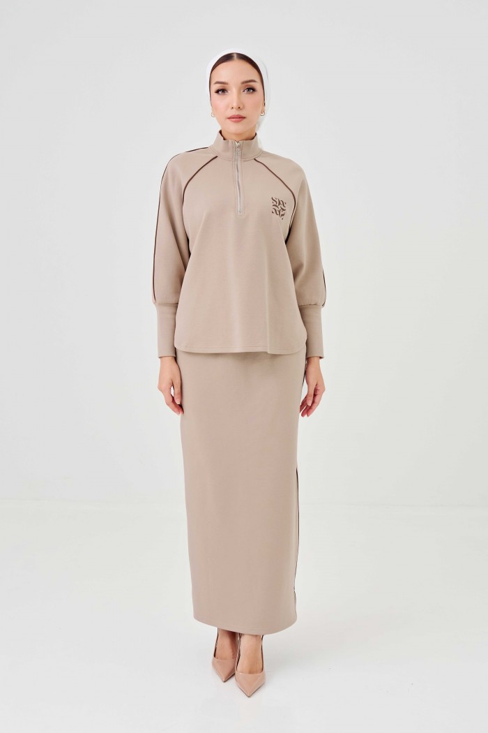 Avenna Set In Tan Brown