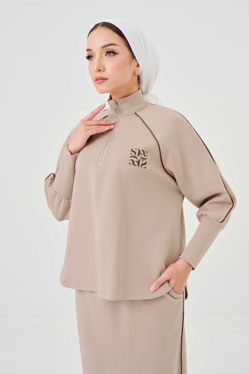Avenna Set In Tan Brown