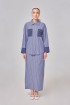 Madeline Set In Denim Blue