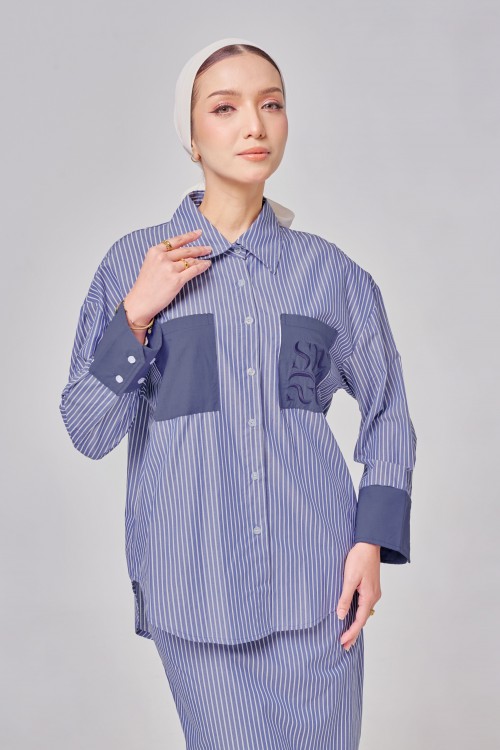Madeline Set In Denim Blue