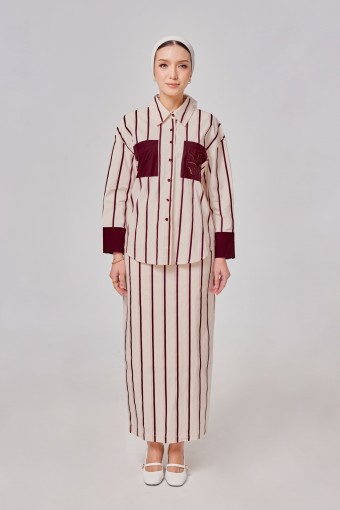 Madeline Set Maroon