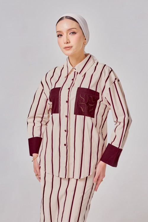 Madeline Set Maroon