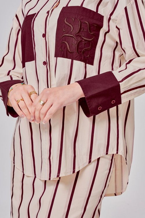 Madeline Set Maroon