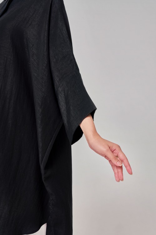 Aluna Long Top In Black
