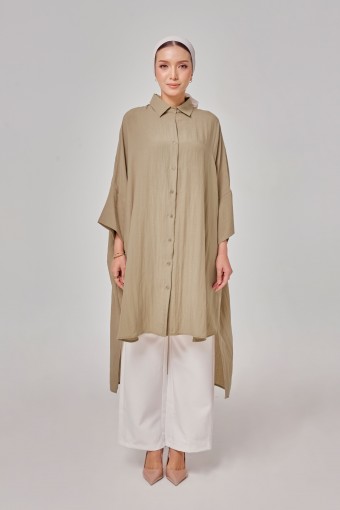 Aluna Long Top In Khaki