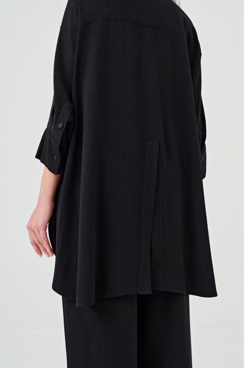 Lea Caftan Set In Black