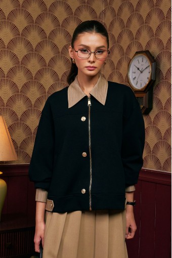 Arsel Bomber Jacket In Black