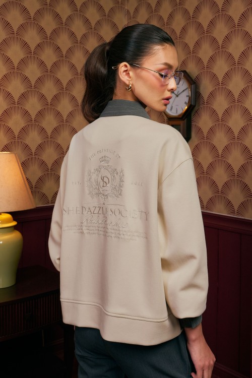 Arsel Bomber Jacket In Light Nude