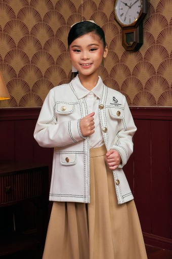 Darla Cardigan (kids) In Off White