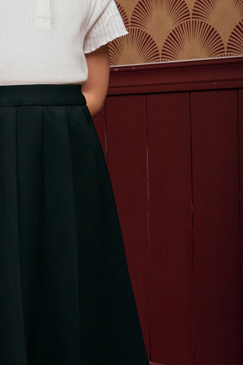 Thalia Mini Skirt In Black