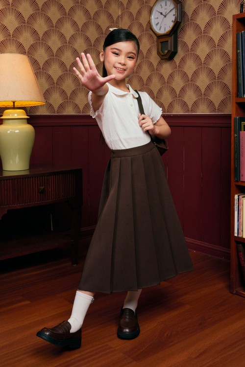 Thalia Mini Skirt In Espresso