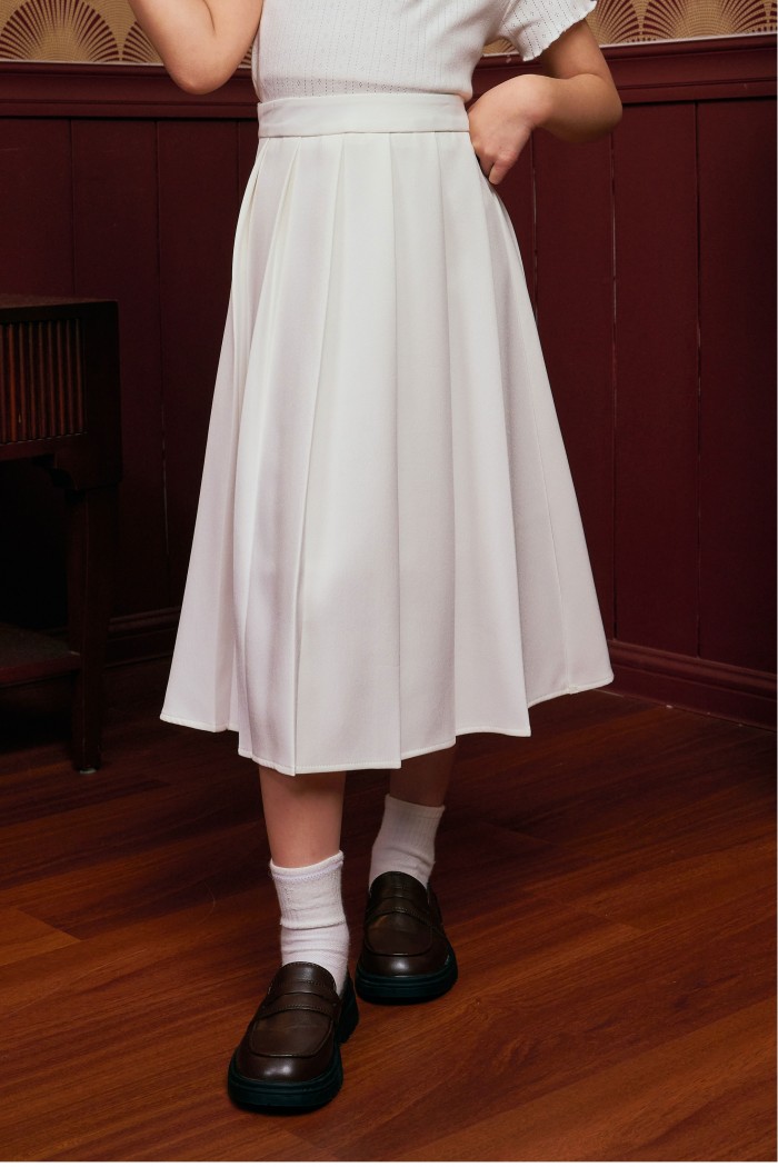 Thalia Mini Skirt In Off White