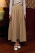 Thalia Skirt In Camel Brown