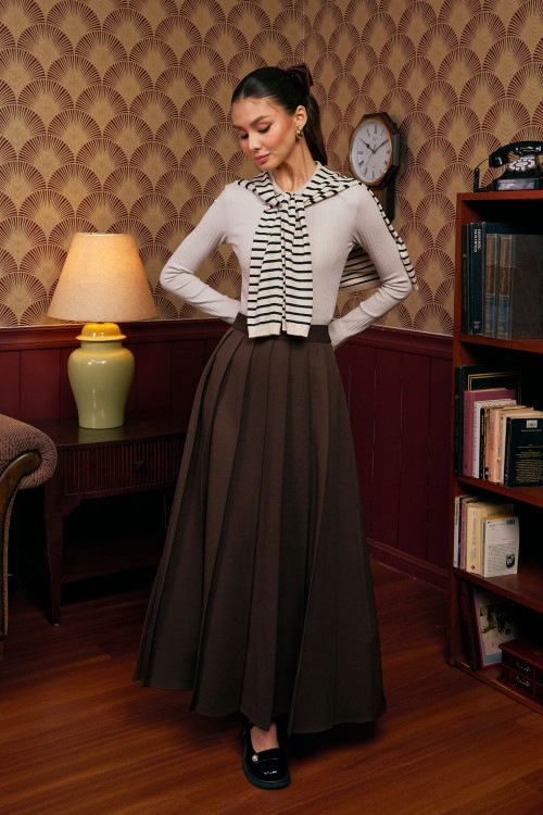 Thalia Skirt In Espresso