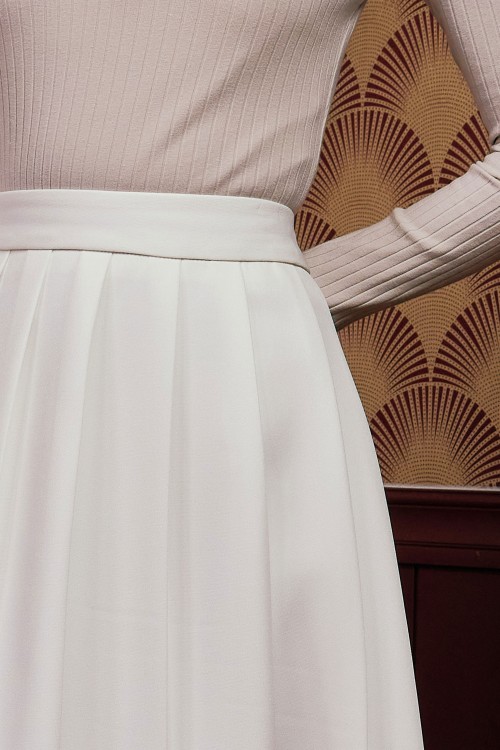 Thalia Skirt In Off White
