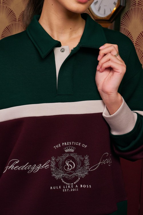 Usher Unisex Jumper In Emerald