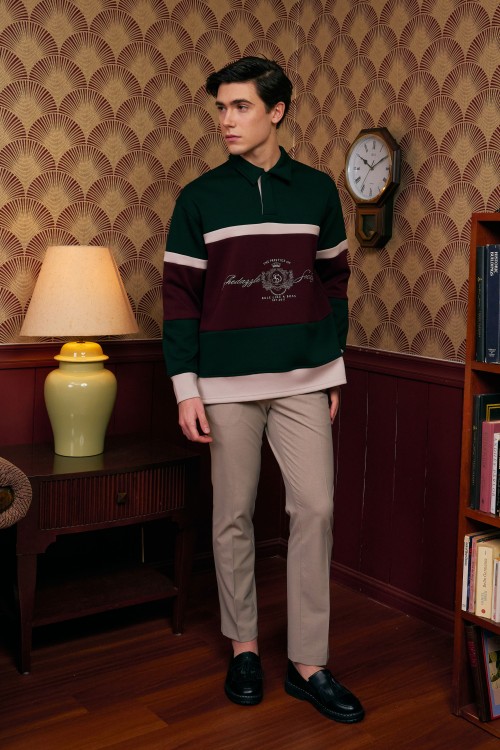 Usher Unisex Jumper In Emerald