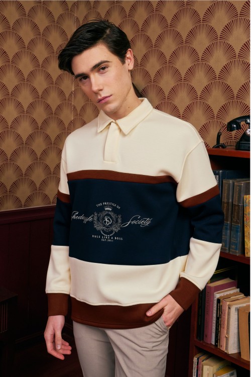 Usher Unisex Jumper In Ivory