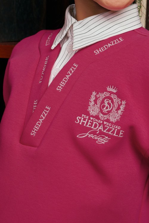 Faith Pullover Top (kids) In Hotpink