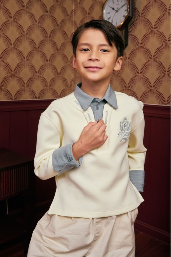 Faith Pullover Top (kids) In Ivory