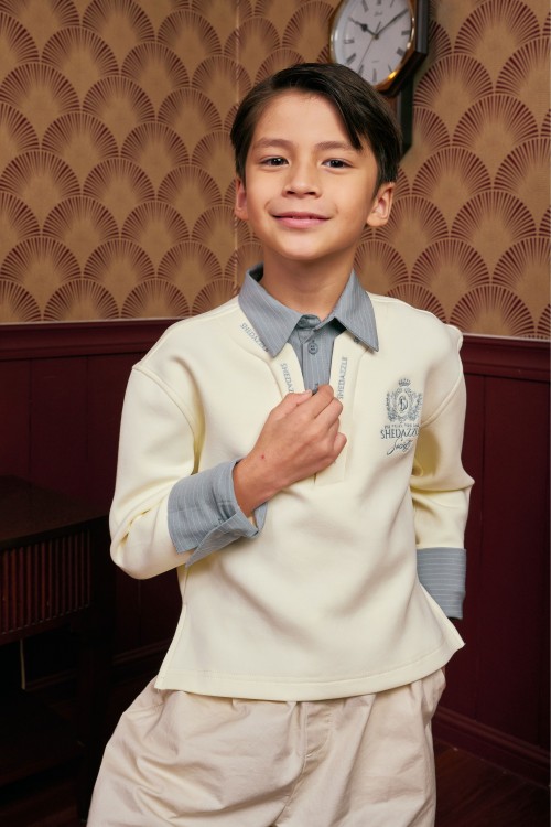 Faith Pullover Top (kids) In Ivory