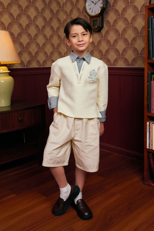 Faith Pullover Top (kids) In Ivory