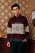 Usher Unisex Jumper In Burgundy