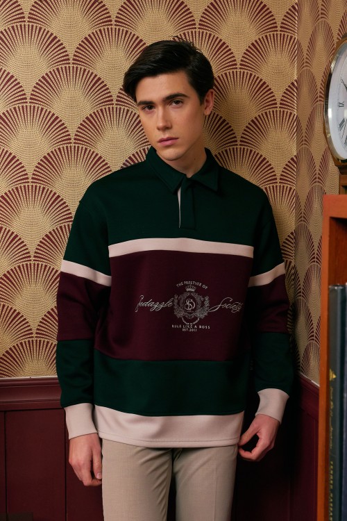 Usher Unisex Jumper In Emerald