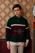 Usher Unisex Jumper In Emerald