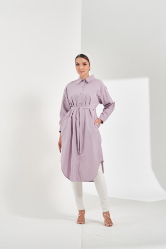 Aster Long Top In Heather