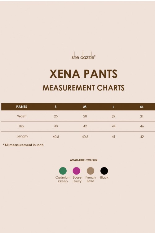 Xena Pants In French Bistre