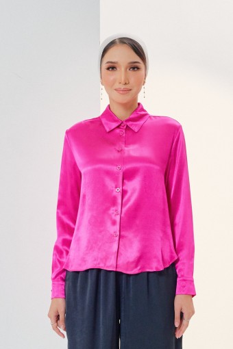 Ava Top In Hotpink