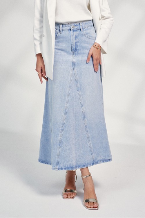 Alivia Skirt In Light Blue
