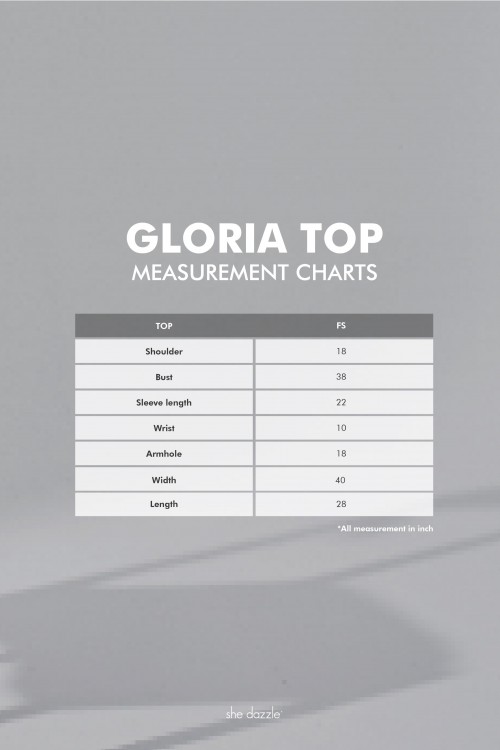 Gloria Top In White