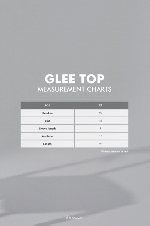 Glee Top In White Love