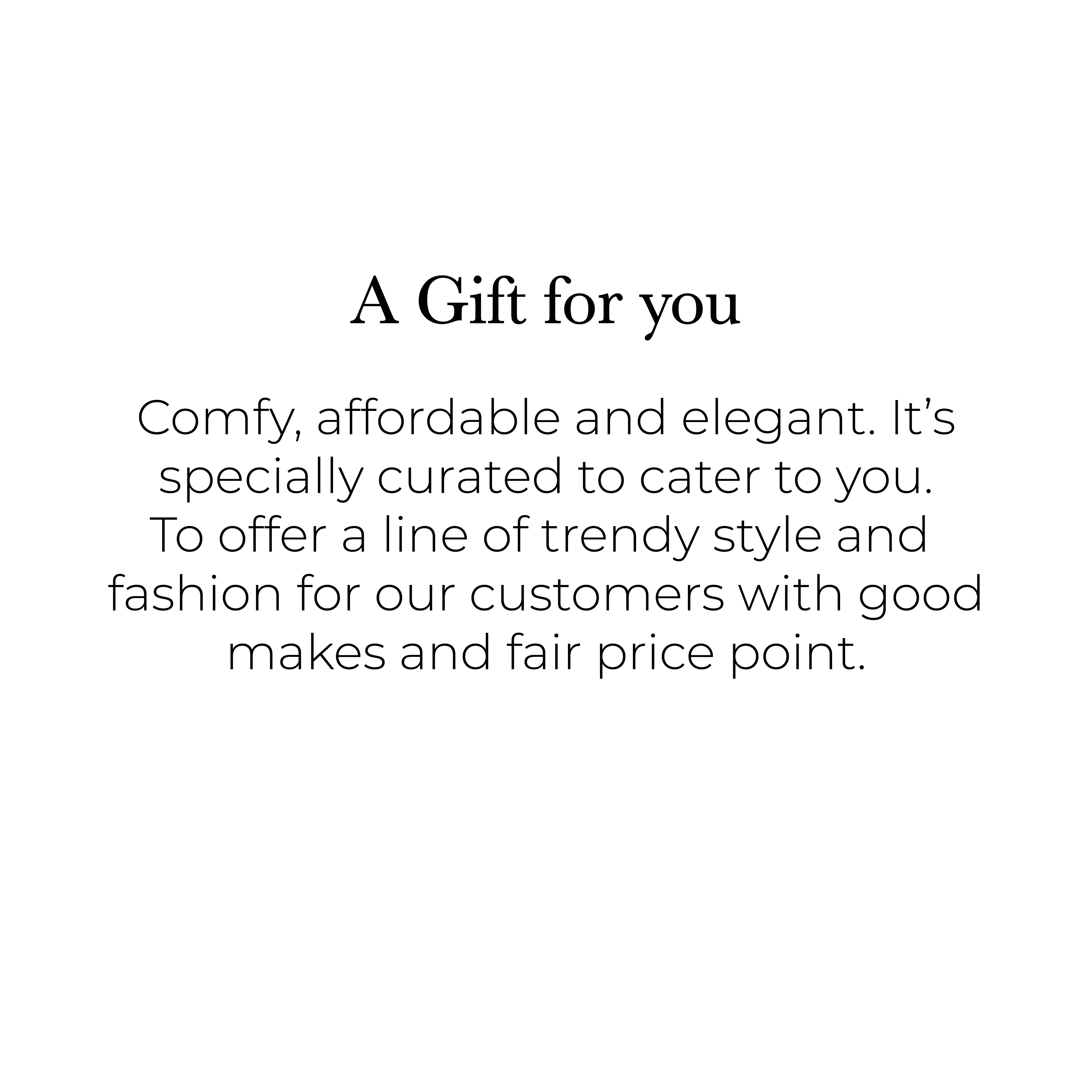 A Gift for you