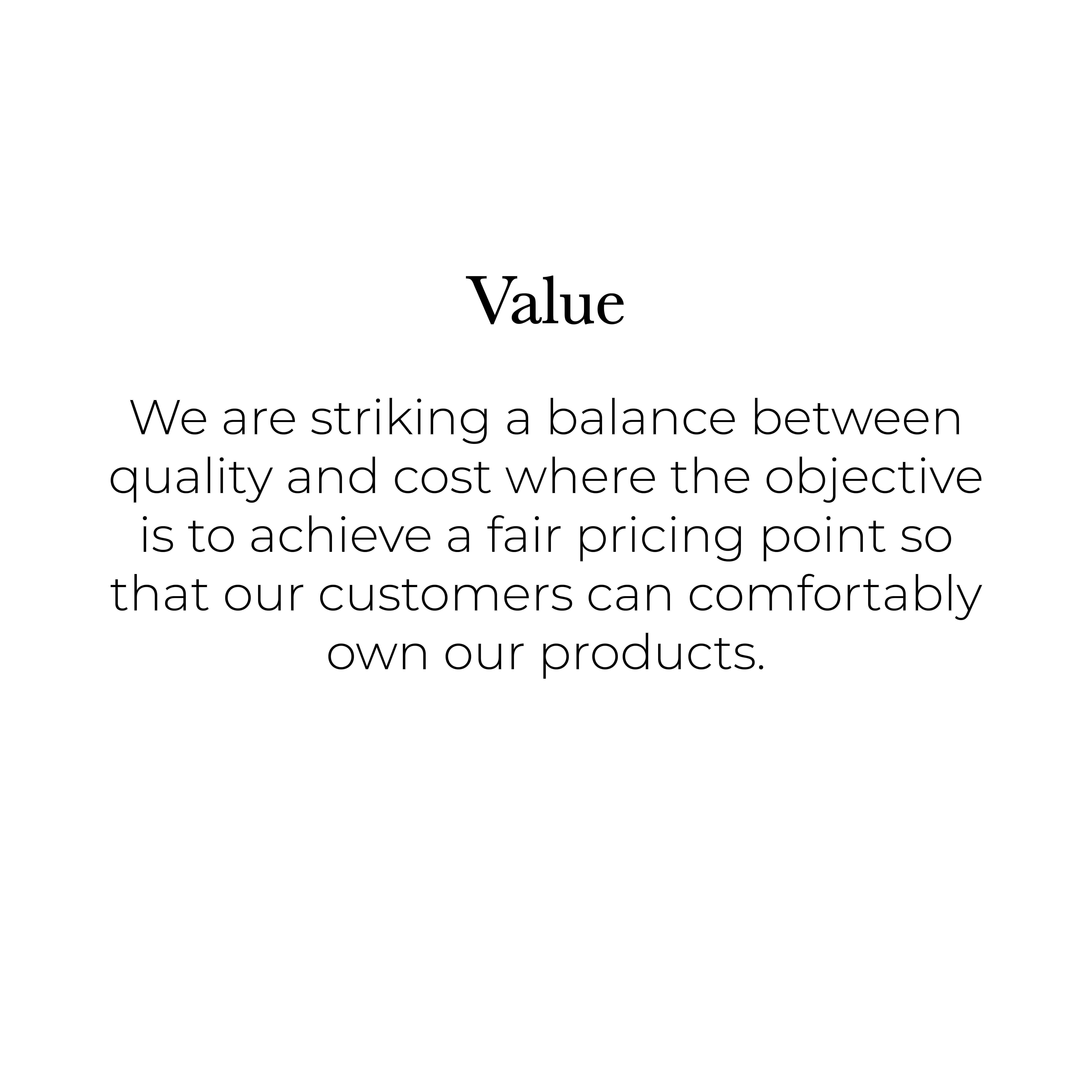 Value