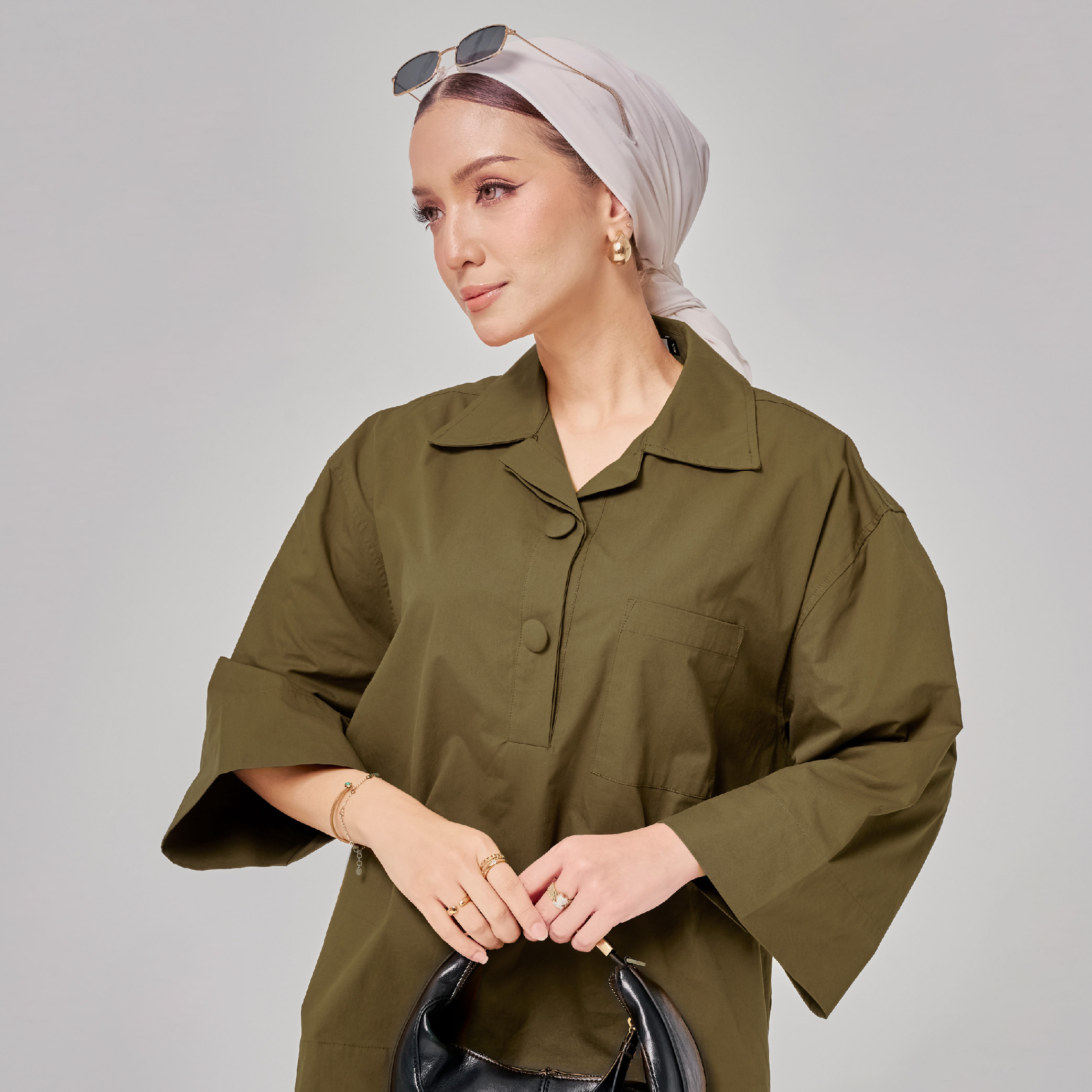 CALINE OVERSIZED TOP